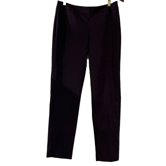 NWT Kenneth Cole Bordeaux Womens Ankle Pant Size 4 Dress Pants Grape Burgundy - Picture 1 of 6